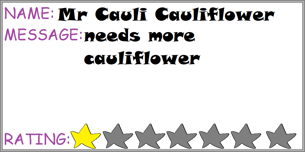 cauliflowermessage